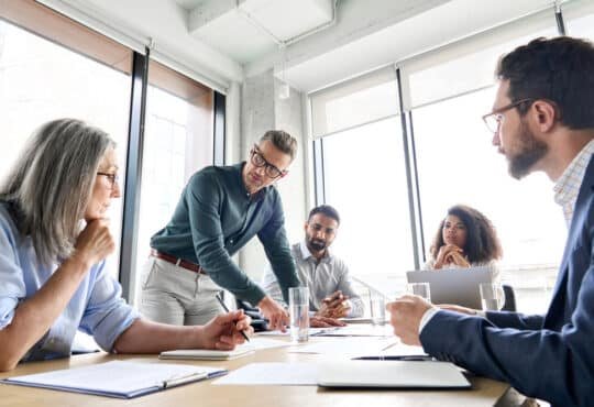 Business people meeting