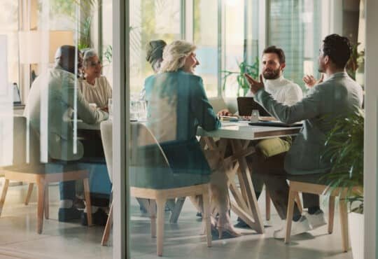 Business people meeting