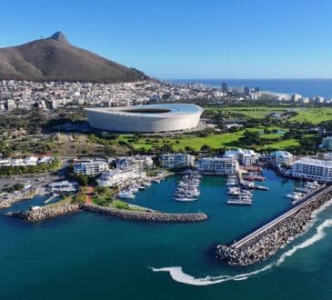 Downtown District At Cape Town In South Africa